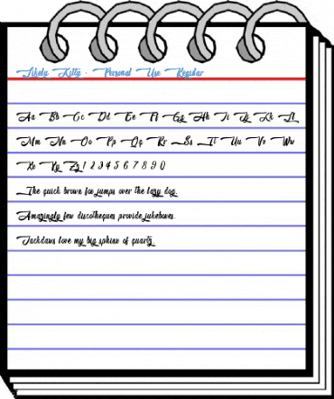 Likely Kitty - Personal Use Regular Font