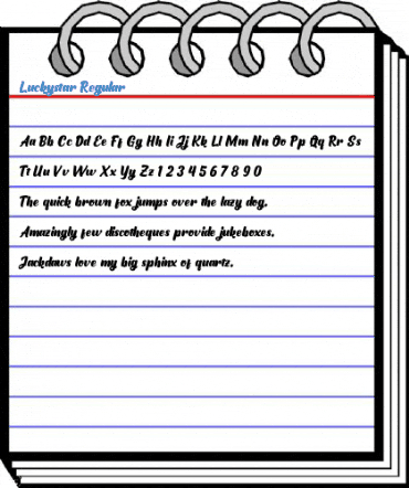 Luckystar Regular Font