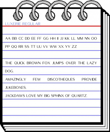 Luxerie Regular Font