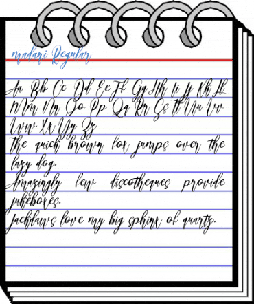 madani Regular Font