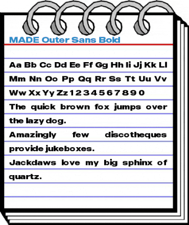 MADE Outer Sans Bold Font