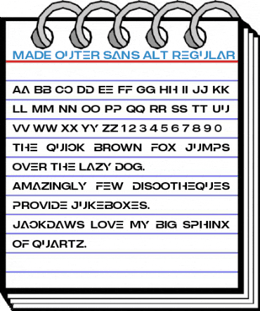 MADE Outer Sans Alt Regular Font