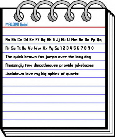 MALDINI Bold Font