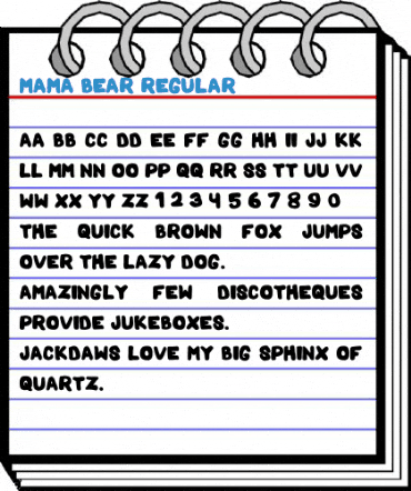 Mama Bear Regular Font