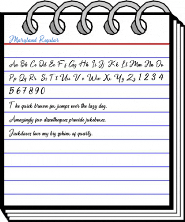 Maryland Regular Font