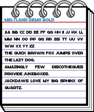 Meltland Demo Bold Font
