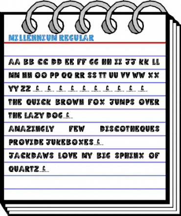 Millennium Regular Font