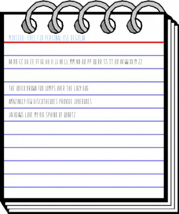 Mobstex - Free For Personal Use Regular Font