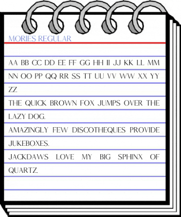 Mories Regular Font