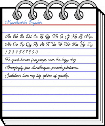 Mountecarlo Regular Font