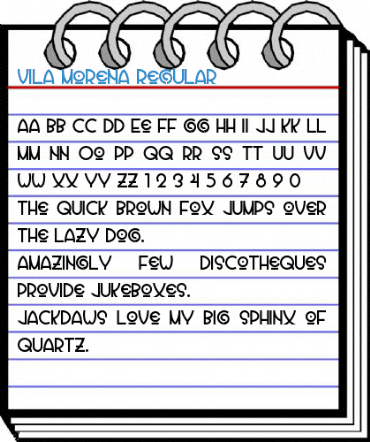 Vila Morena Regular Font