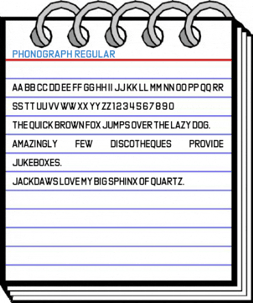 Phonograph Regular Font