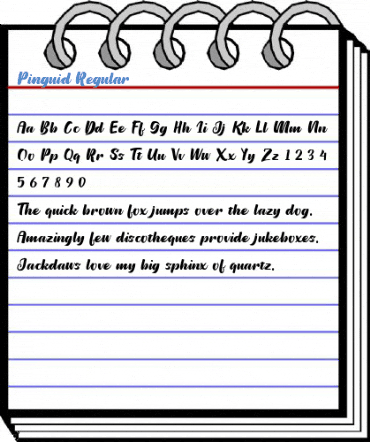 Pinguid Regular Font