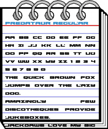 Predataur Regular Font