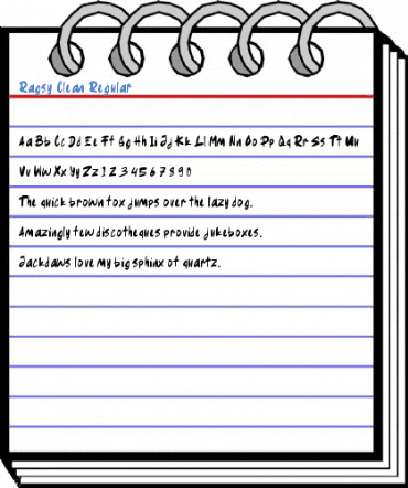 Ragsy Clean Regular Font
