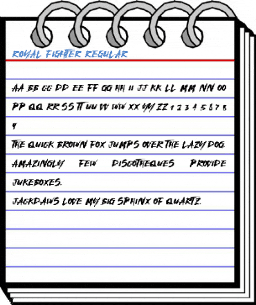 Royal Fighter Regular Font