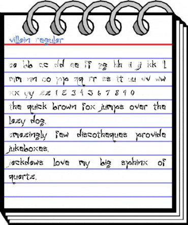 villain Regular Font