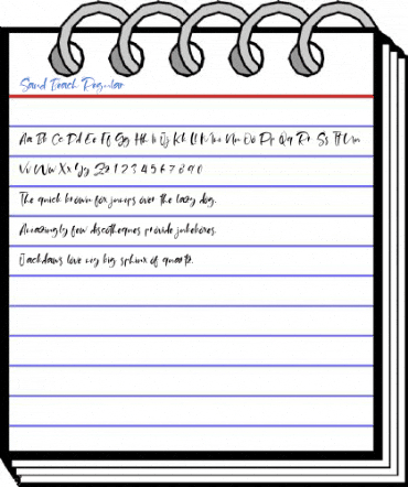 Sand Beach Regular Font