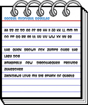 Secret Midnight Regular Font