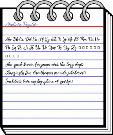 Shalinta Regular Font