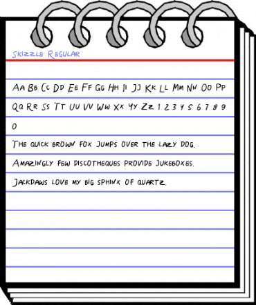 Skizzle Regular Font