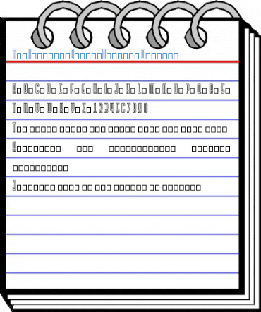 TheHangoverDecadeOutline Outline Font