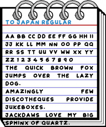To Japan Regular Font