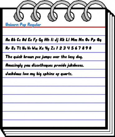 Unicorn Pop Regular Font