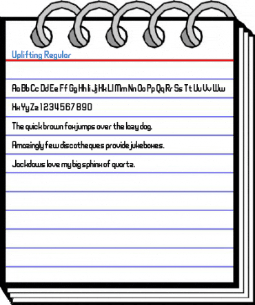 Uplifting Regular Font