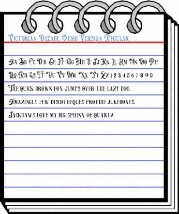 Victorian Decade Demo Version Regular Font