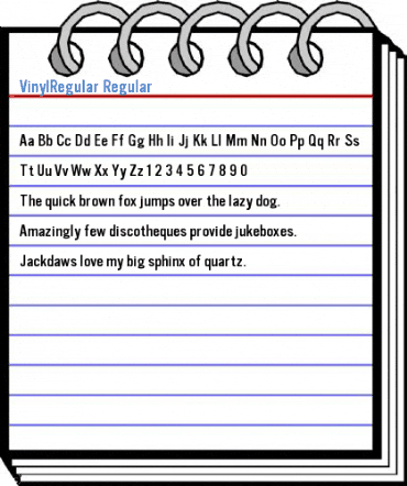 VinylRegular Regular Font