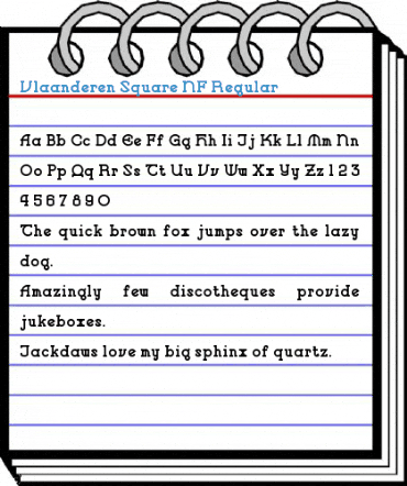 Vlaanderen Square NF Regular Font
