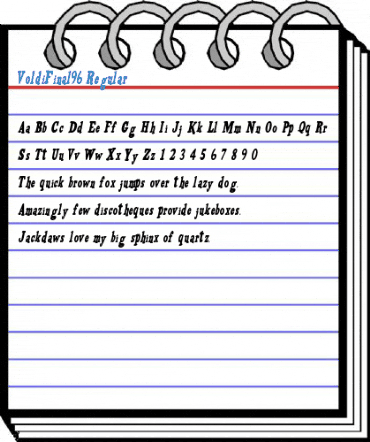 VoldiFinal96 Regular Font