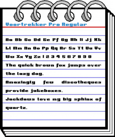 Voortrekker Pro Regular Font