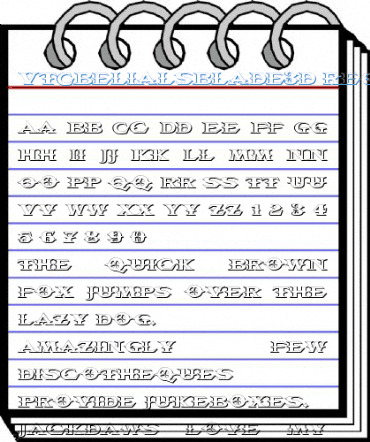 VTCBelialsBlade3d regular Font