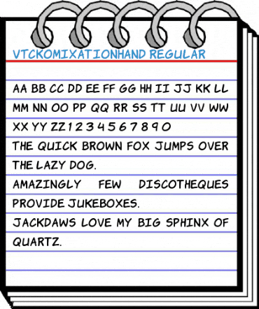 VTCKomixationHand Regular Font