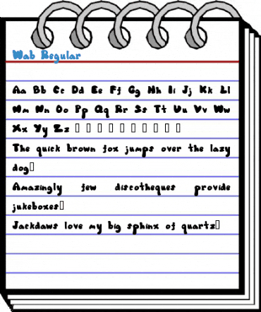 Wab Regular Font