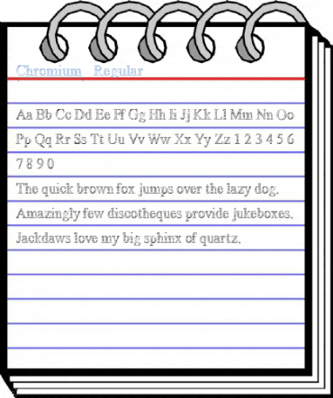 Chromium_ Regular Font
