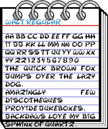 Walt Regular Font
