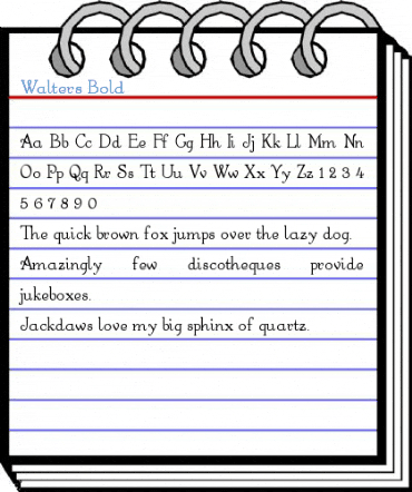 Walters Bold Font