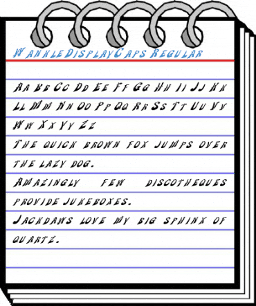 WankleDisplayCaps Regular Font