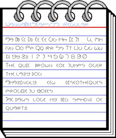 WannaBeeSCapsSSK Regular Font