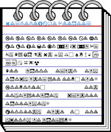 WarningLH-Pi Regular Font