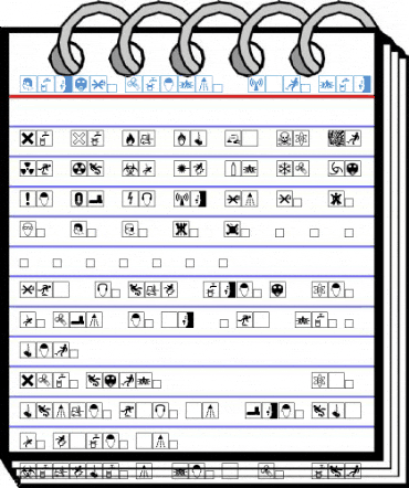 WarnSymbols3 Regular Font