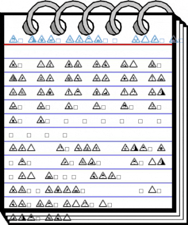 WarnSymbols4 Font