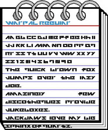 WarpAL Font