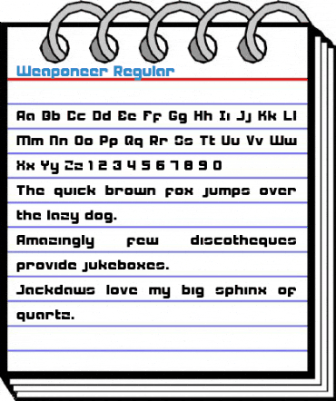 Weaponeer Regular Font