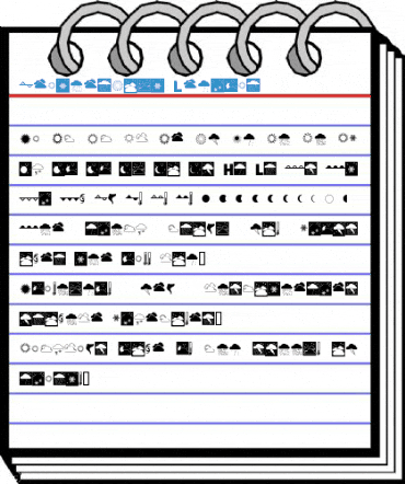 WeatherFont Regular Font