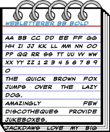 WebLetterer BB Font