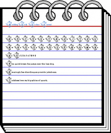 WeddingBells Becker Normal Font